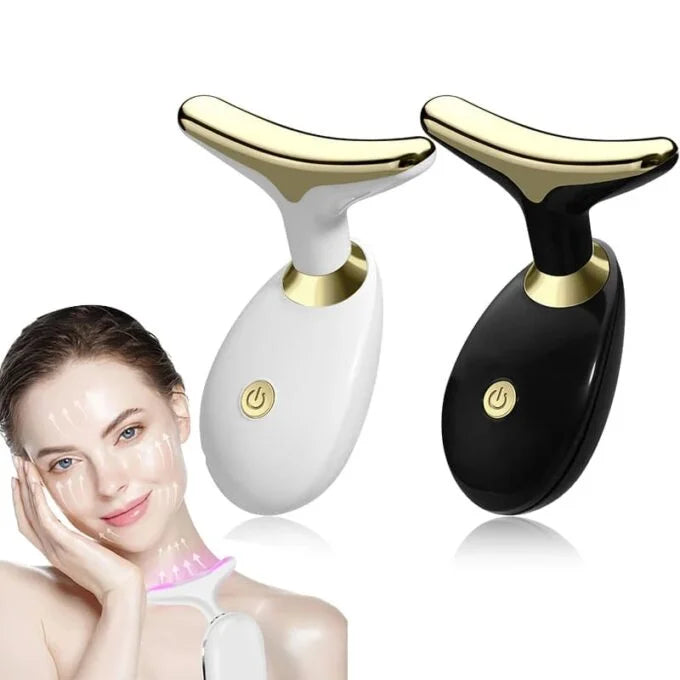 KIT beauty Maleta de Maquillaje LED+Masajeador Facial