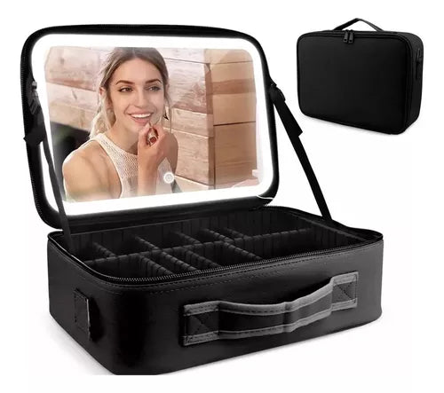 Estuche de Maquillaje con Espejo LED 🔥 Black Friday 2025 – Descuento Exclusivo 26 % OFF + Envío Gratis