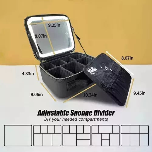 Estuche de Maquillaje con Espejo LED 🔥 Black Friday 2025 – Descuento Exclusivo 26 % OFF + Envío Gratis