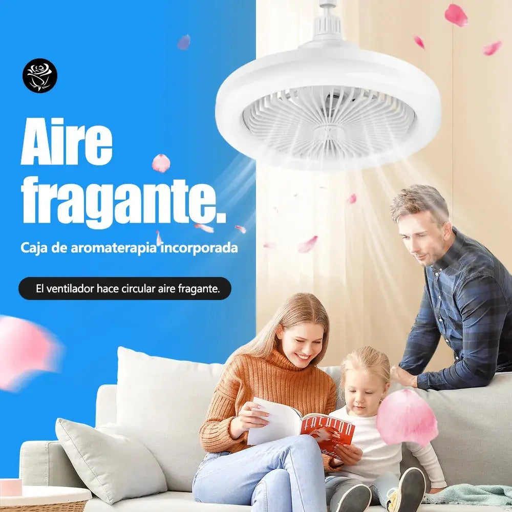 Lámpara LED 360° con Ventilador 1 por 118.000,00 o 2 por 178.900,00