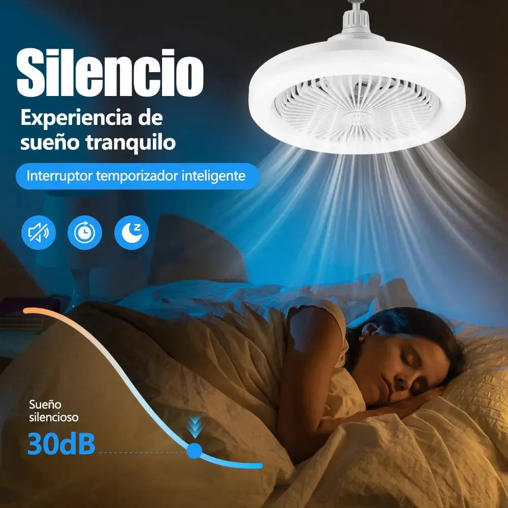 Lámpara LED 360° con Ventilador 1 por 118.000,00 o 2 por 178.900,00