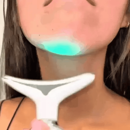 KIT beauty Maleta de Maquillaje LED+Masajeador Facial