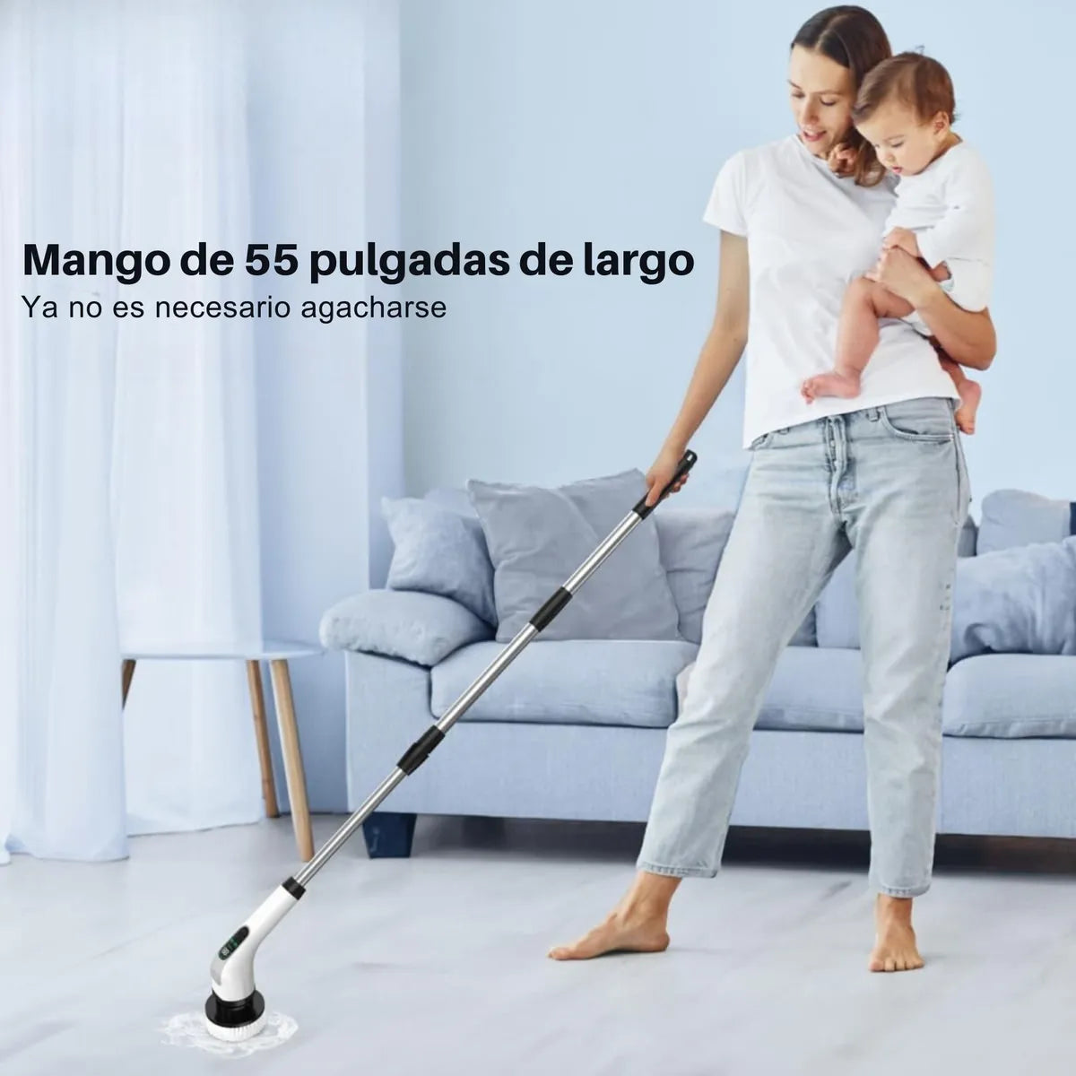 😩 ¿Cansado de perder horas limpiando sin resultado?  ✨ Este cepillo eléctrico elimina la grasa y suciedad en minutos — sin esfuerzo