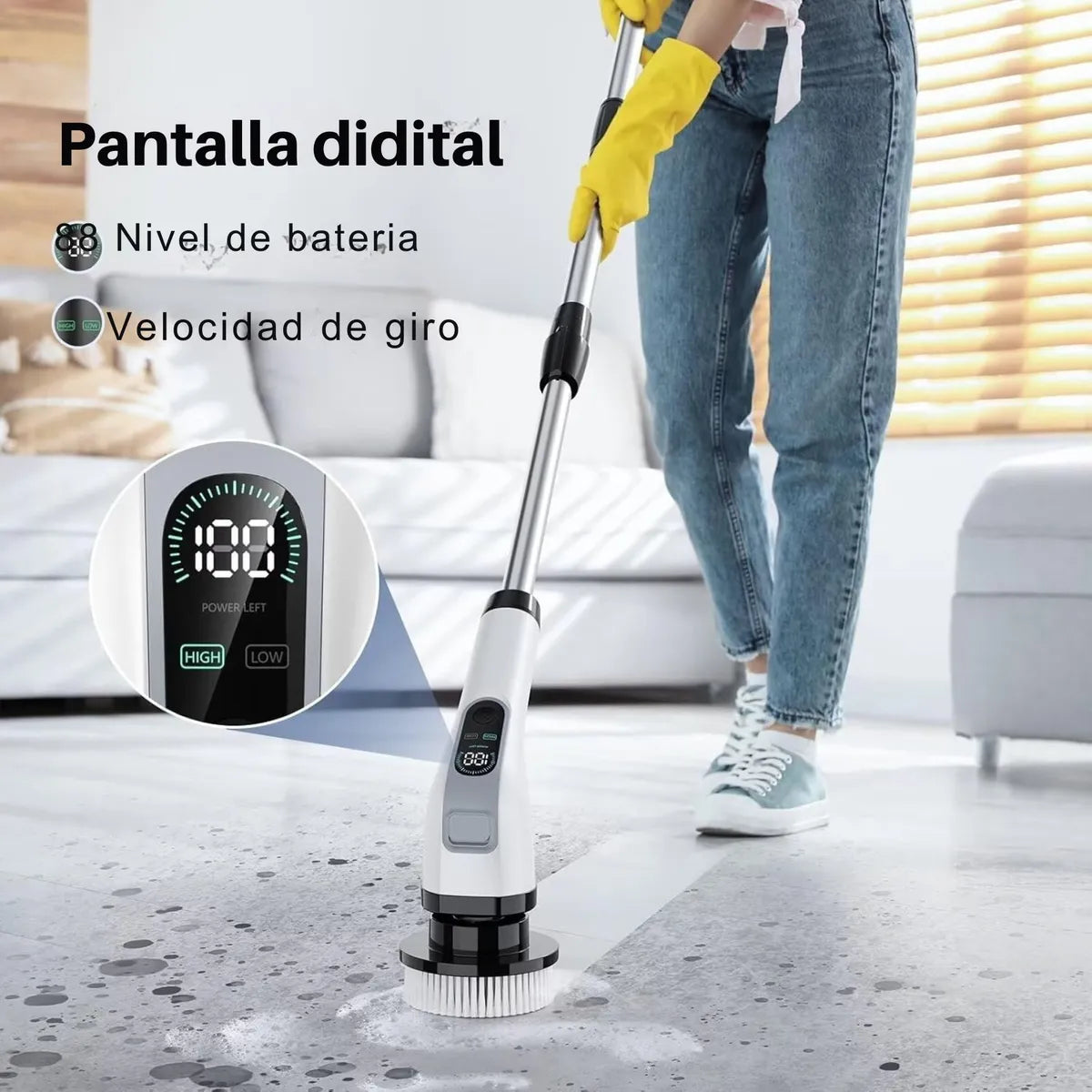 😩 ¿Cansado de perder horas limpiando sin resultado?  ✨ Este cepillo eléctrico elimina la grasa y suciedad en minutos — sin esfuerzo